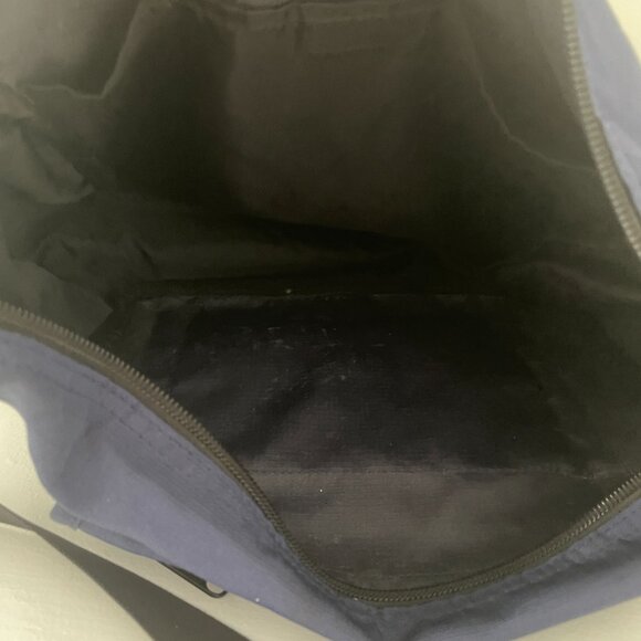 L.L.Bean Navy Messenger Nylon Bag - Picture 7 of 7